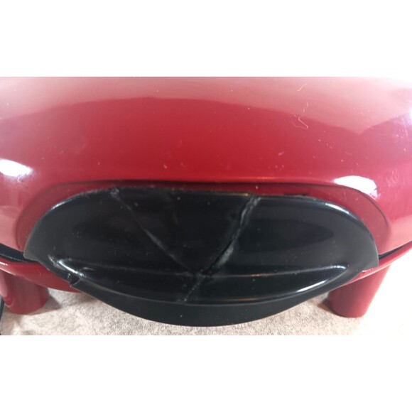 George Foreman Electric Quesadilla Maker RED GFQ001 10 Inch - Picture 2 of 8